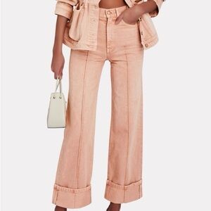 Ulla Johnson Genevieve jeans in Rosewood